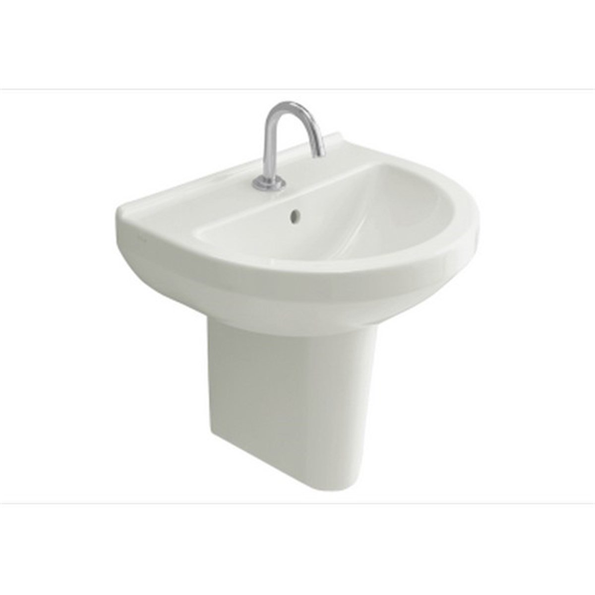 Vitra  S50 Lavabo, 55 cm Orta Armatür Delikli, Su Taşma Delikli