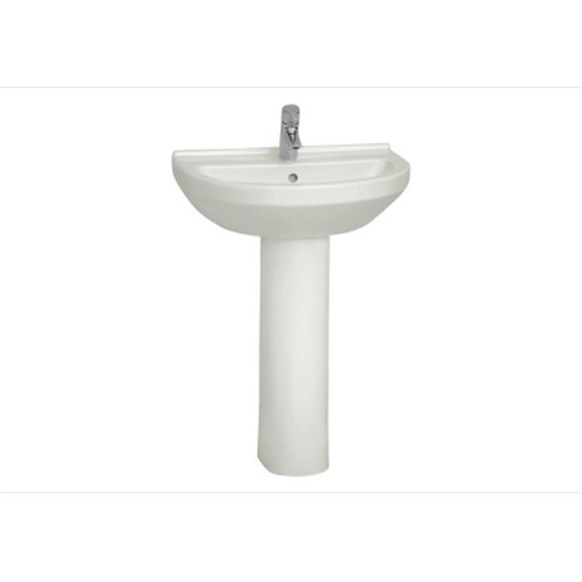 Vitra  S50 Lavabo, 60 cm Orta Armatür Delikli, Su Taşma Delikli