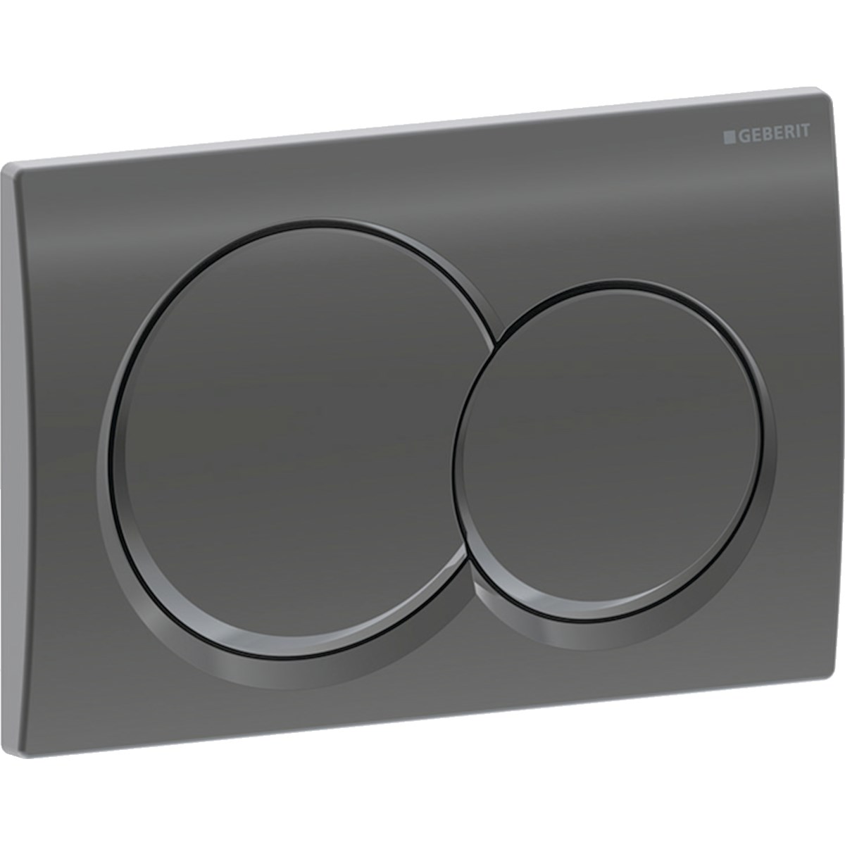 Geberit Alpha01 Kumanda Kapağı Siyah Krom  - 115.035.QC.1