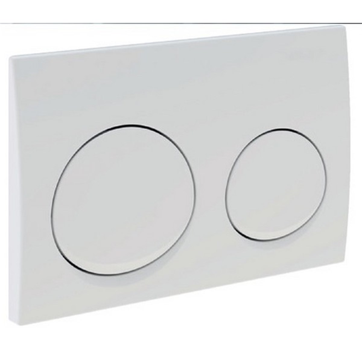 GEBERİT ALPHA10 KUMANDA KAPAĞI-ÇİFT BASMALI-BEYAZ