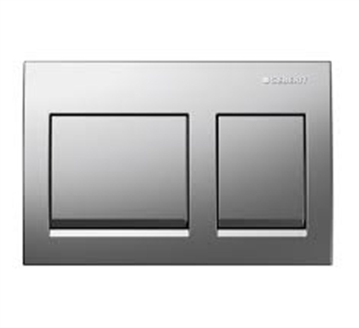 GEBERİT ALPHA15 KUMANDA KAPAĞI-ÇİFT BASMALI-MAT KROM