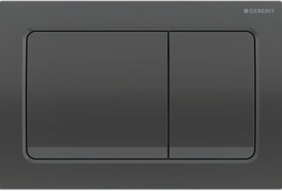 Geberit Alpha30  Kumanda Kapağı Siyah Krom - 115.055.QC.1