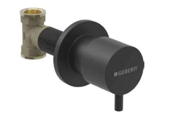 Geberit Ankastre Stop Valf Siyah  - 616.004.14.1