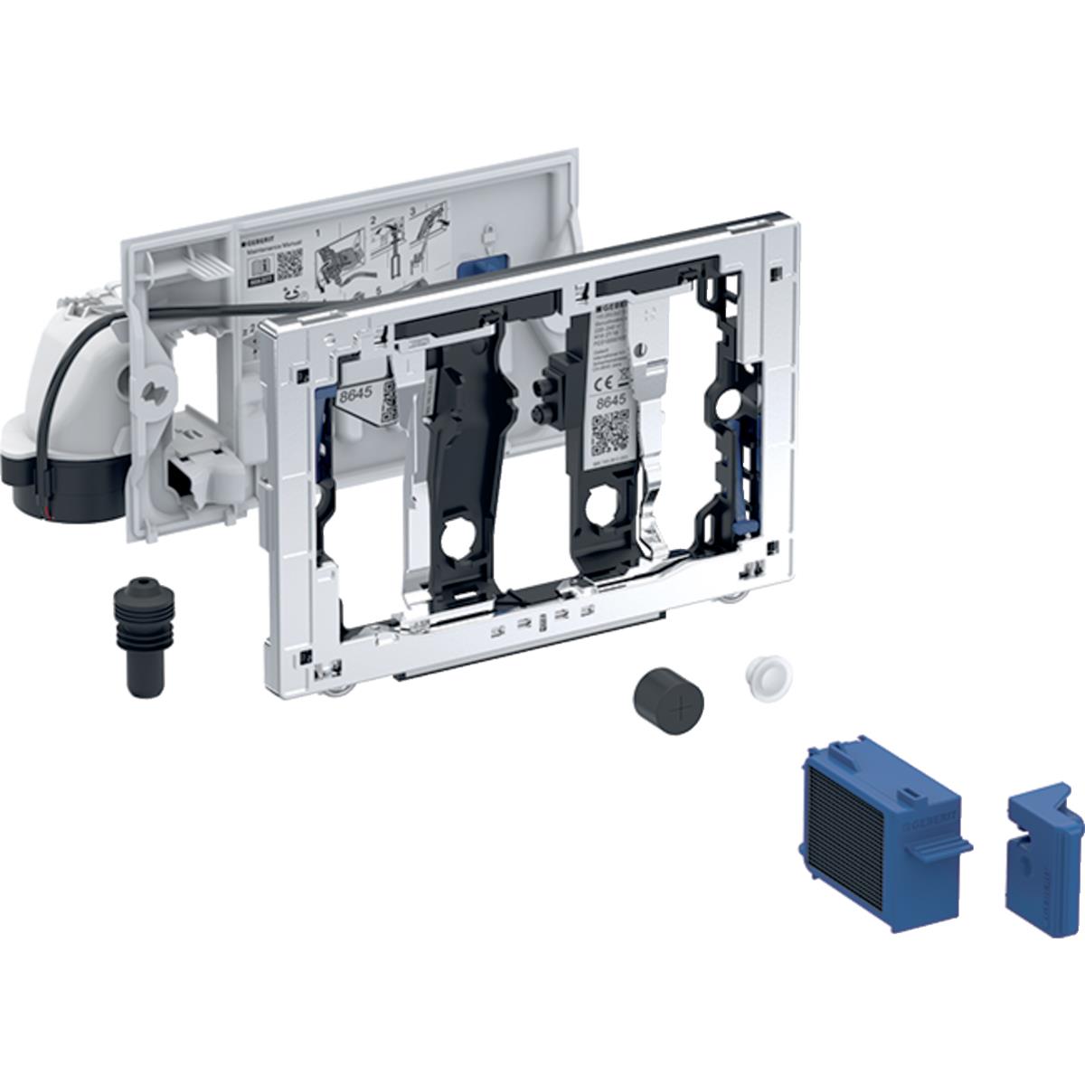 Geberit DuoFresh Koku Alma Ünitesi, 8 cm, parlak krom - 115.981.21.2