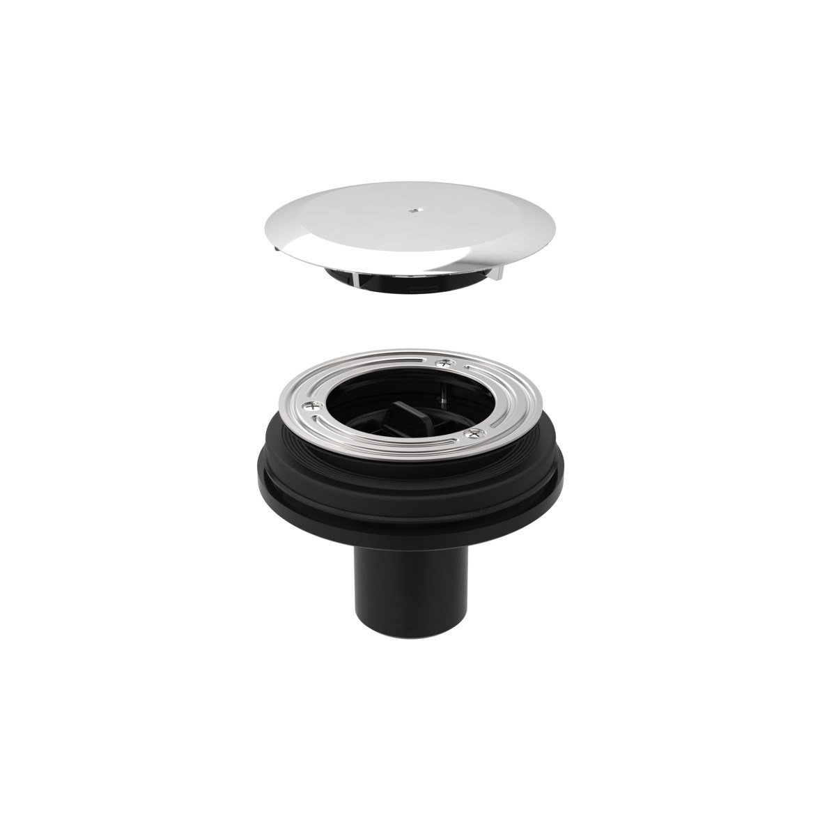 Geberit Duş Tropleni, 90 mm Alttan Çıkışlı