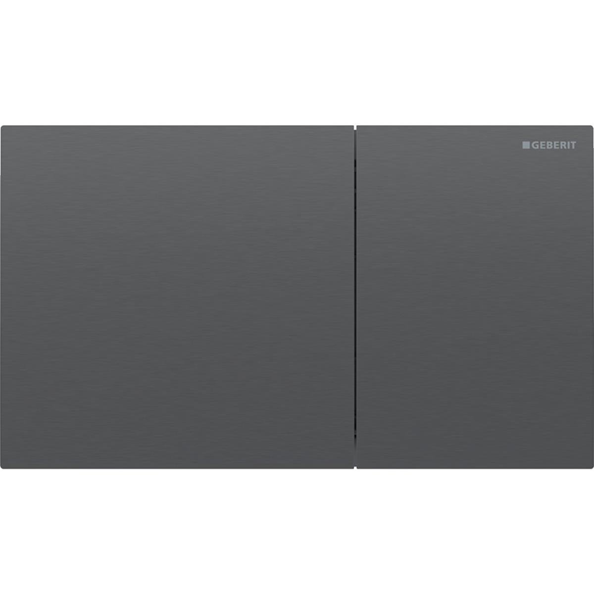 Geberit Kumanda Kapağı Sigma70 - Çift Basmalı Siyah Krom  - 115.622.QD.1