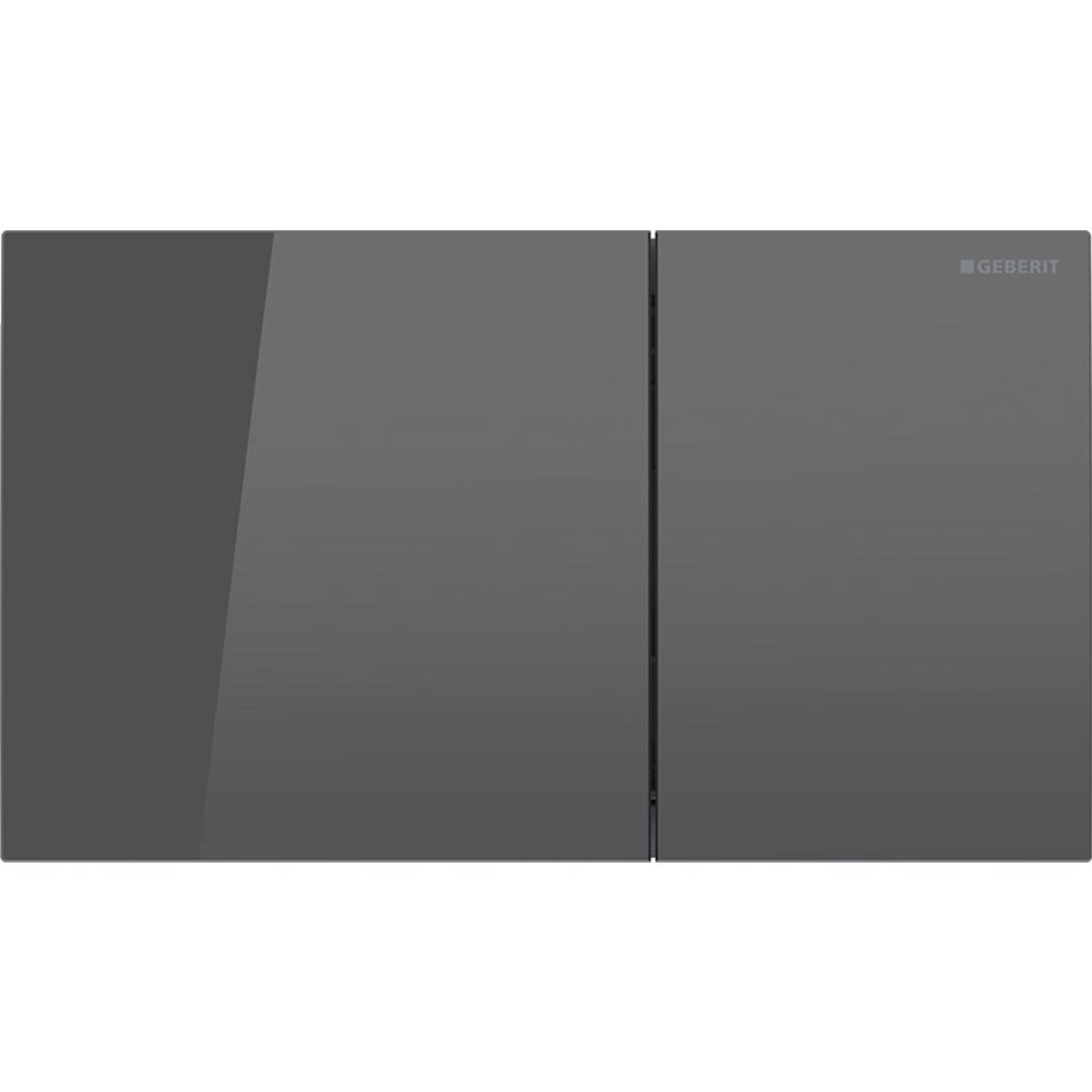 Geberit Kumanda Kapağı Sigma70 - Çift Basmalı Antrasit Cam - 115.622.JK.1