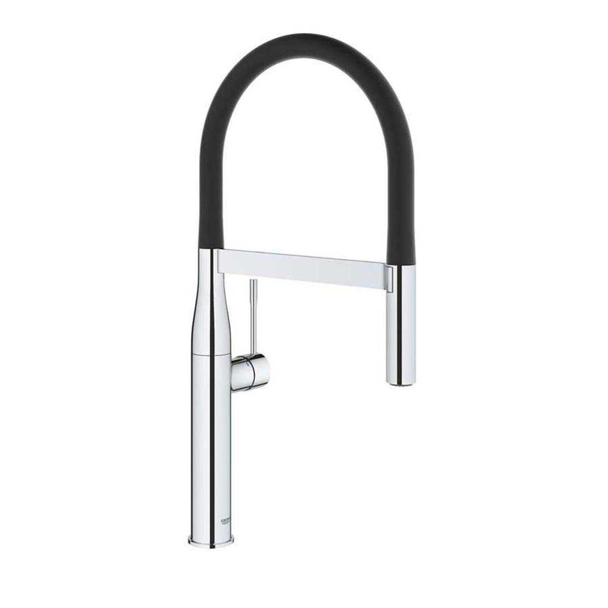 Grohe Essence New Tek Kumandalı Eviye Bataryası Siyah