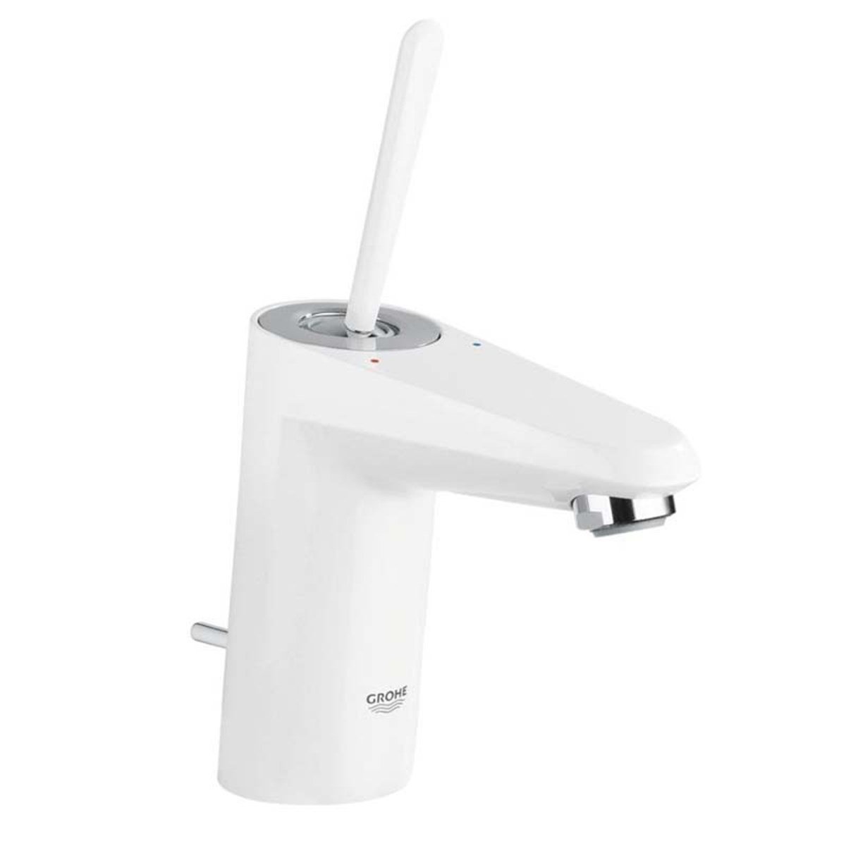 Grohe Eurodisc Joy Tek Kumandalı Lavabo Bataryası Ay Beyazı Krom