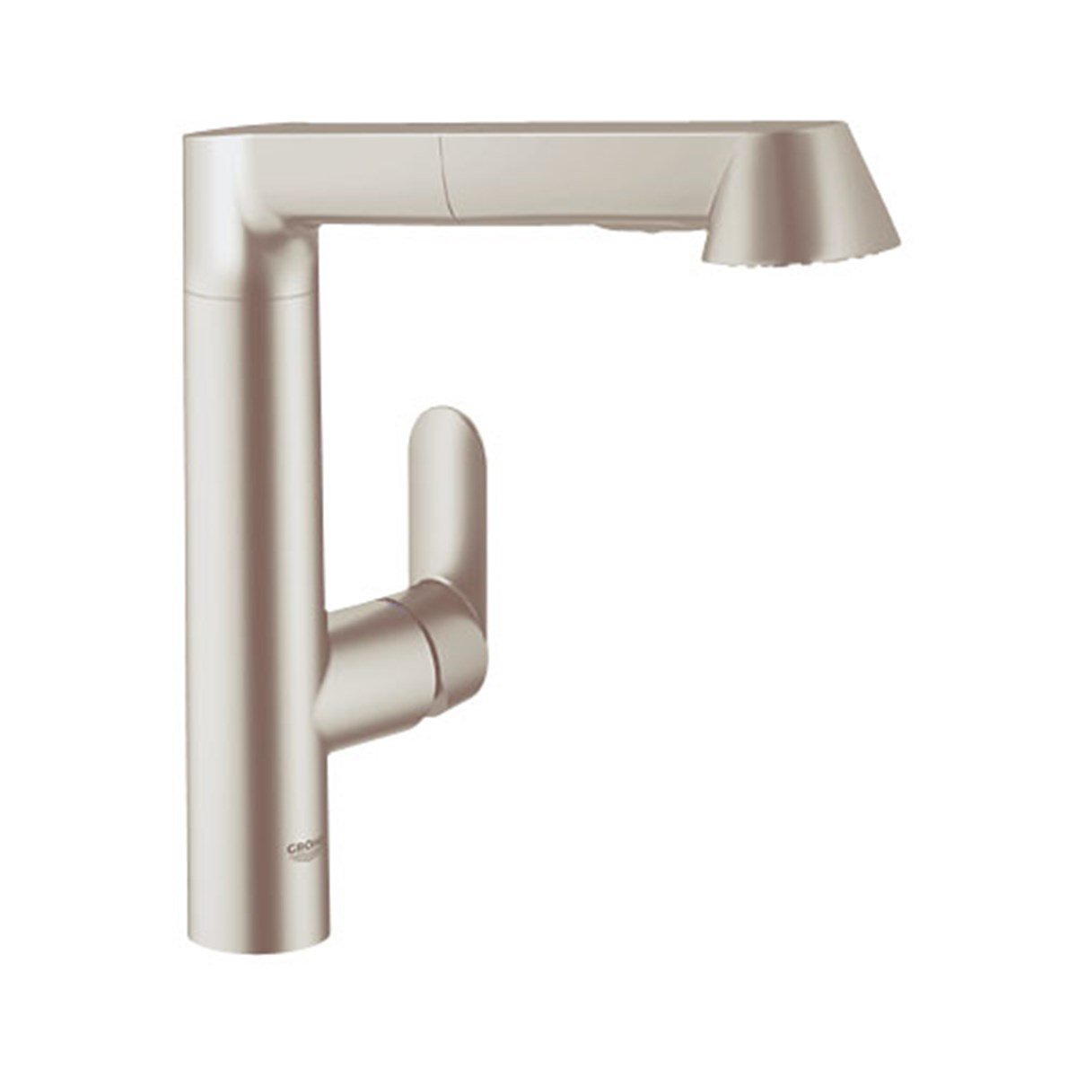 Grohe K7 Spiralli Eviye Bataryası Paslanmaz Çelik