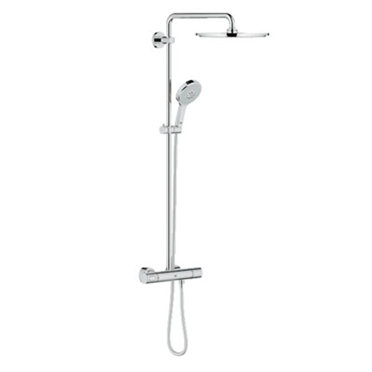 Grohe Rainshower® System 310 Duvara Monte Termostatik Duş Bataryalı Duş Sistemi