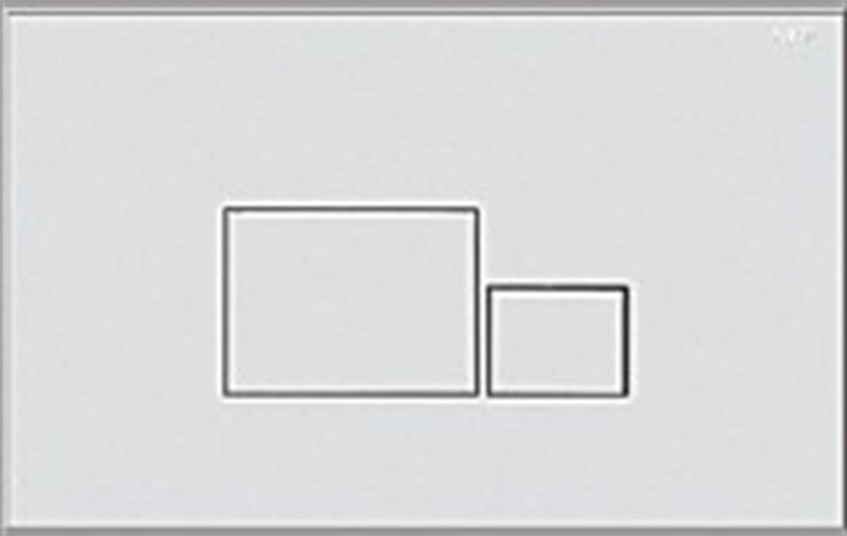 Nkp Kumanda Paneli -Çift Basmalı-Mat Krom Buton - 0060