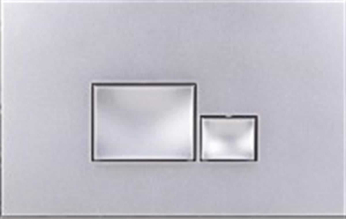 NKP Kumanda Paneli Çift Basmalı Mat Krom - 0070