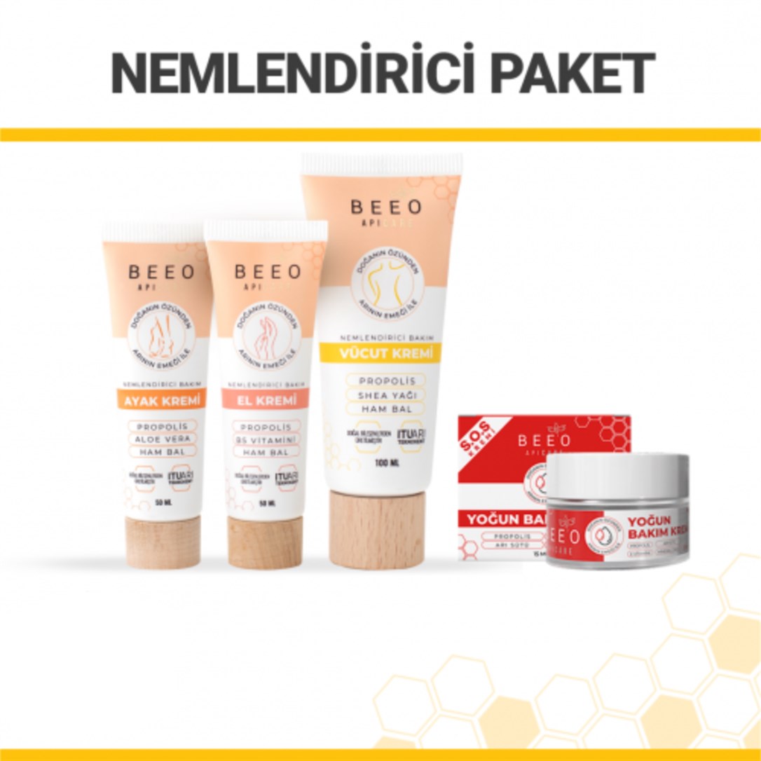 Beeo Tüm Vücut Nemlendirici Bakım Paketi