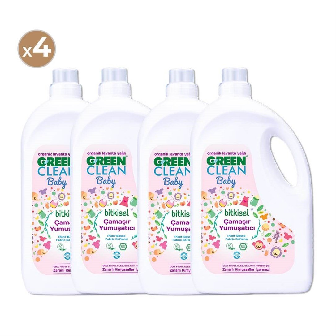 Green Clean Baby Bitkisel Yumuşatıcı 2750 ml (4'lü Paket)