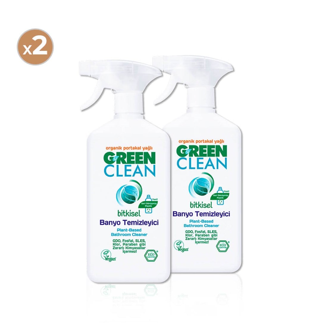 Green Clean Bitkisel Banyo Temizleyici 500 ml (2'li Paket)