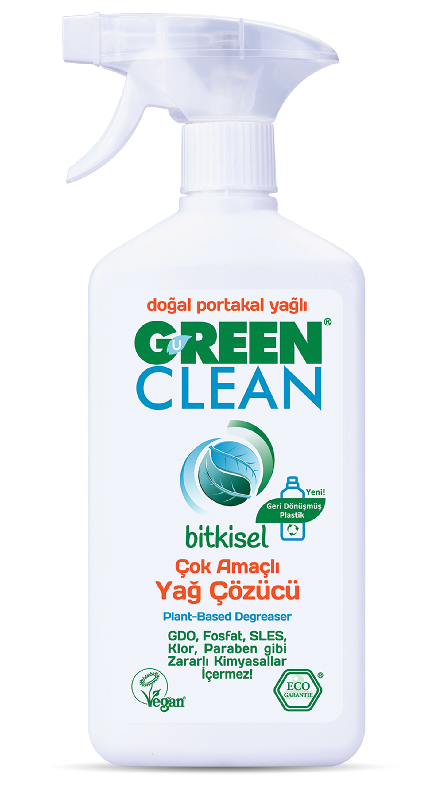 Green Clean Bitkisel Çok Amaçlı Yağ Çözücü 500 Ml