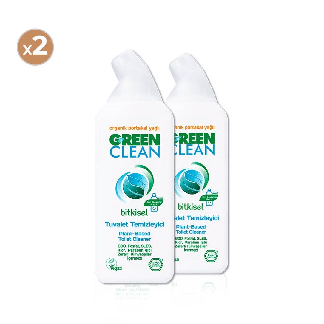 Green Clean Bitkisel Tuvalet Temizleyici 750 ml (2'li Paket)