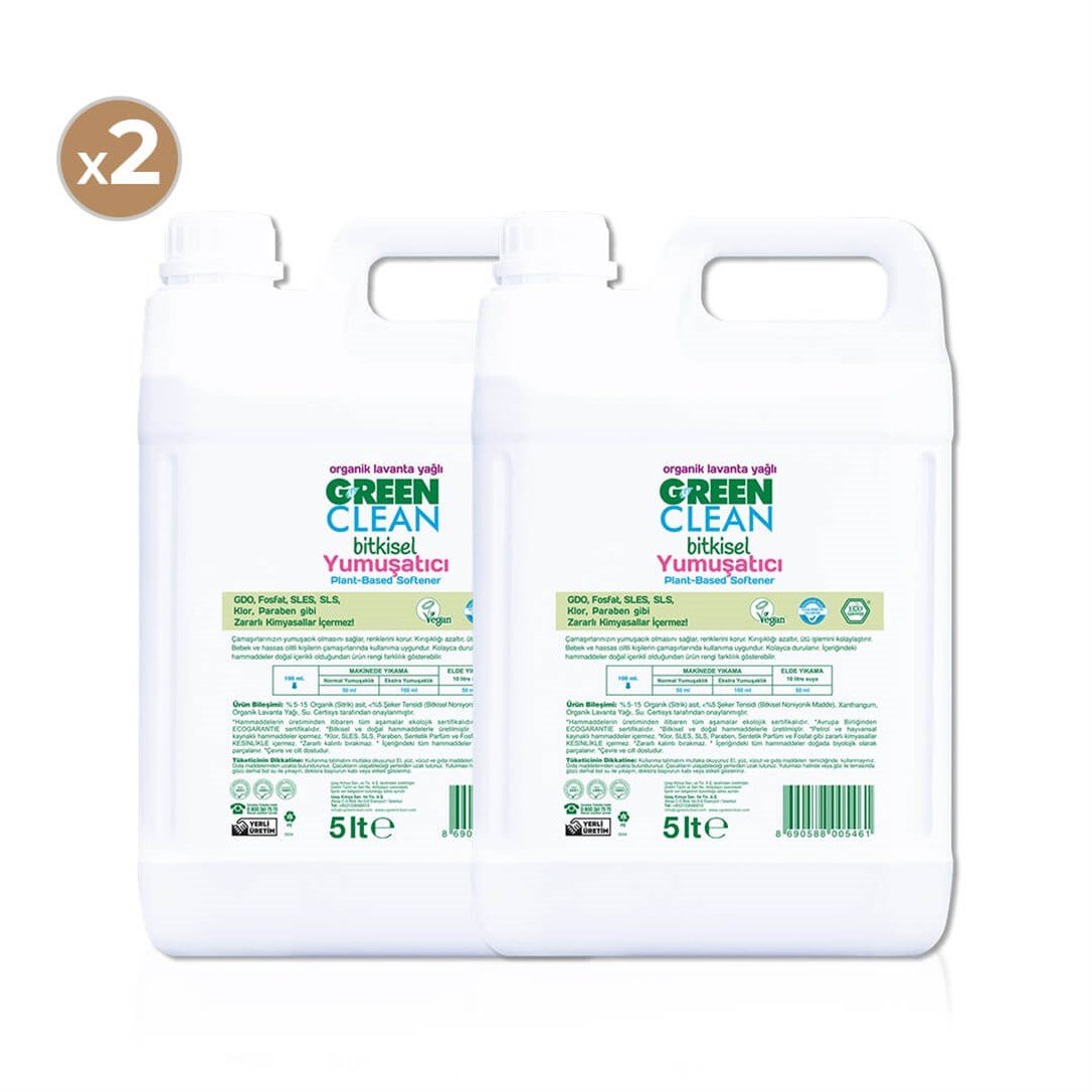 Green Clean Bitkisel Yumuşatıcı 5 lt (2'li Paket)