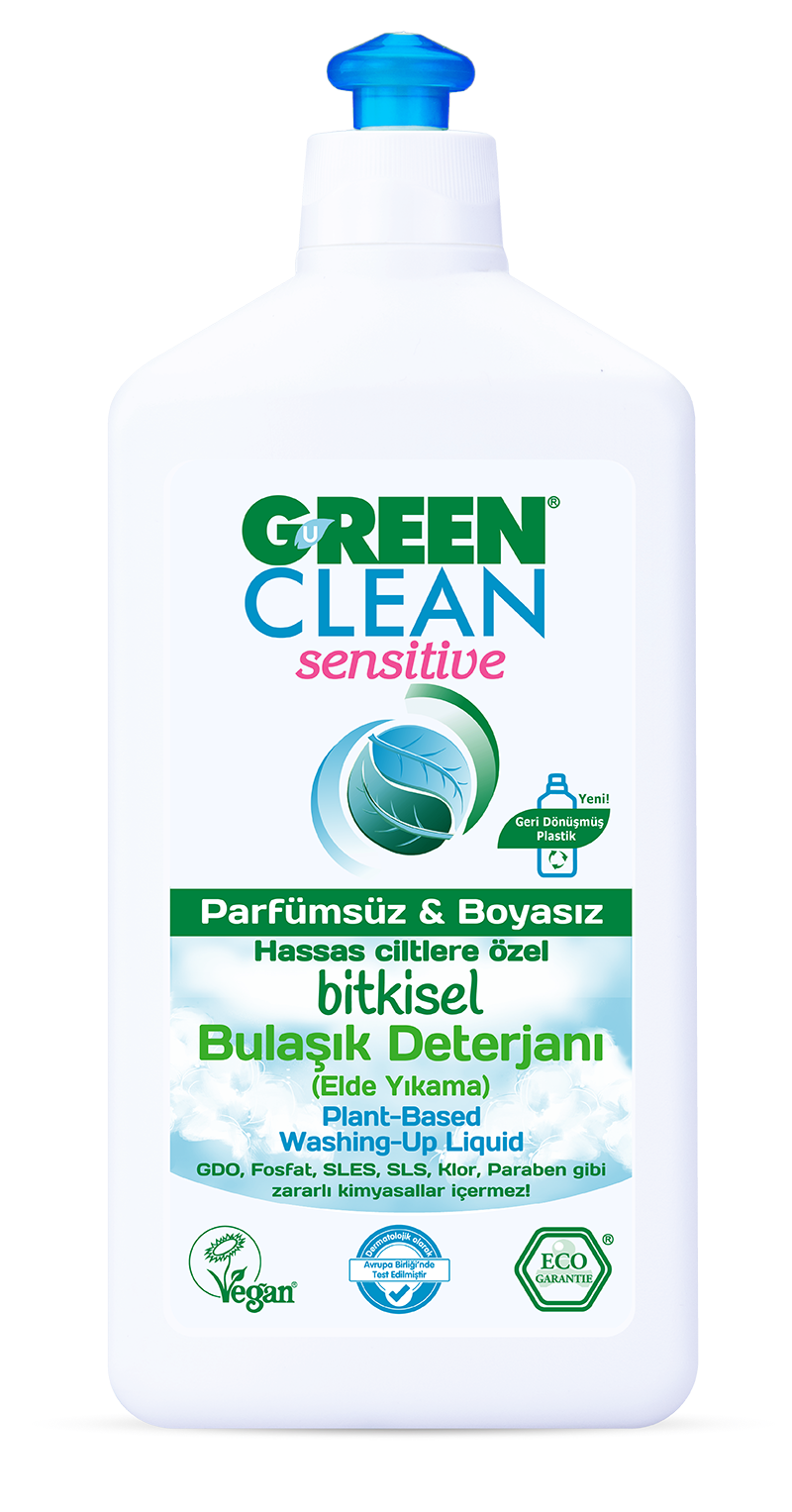 Green Clean Sensitive Bitkisel Bulaşık Deterjanı 500 ml