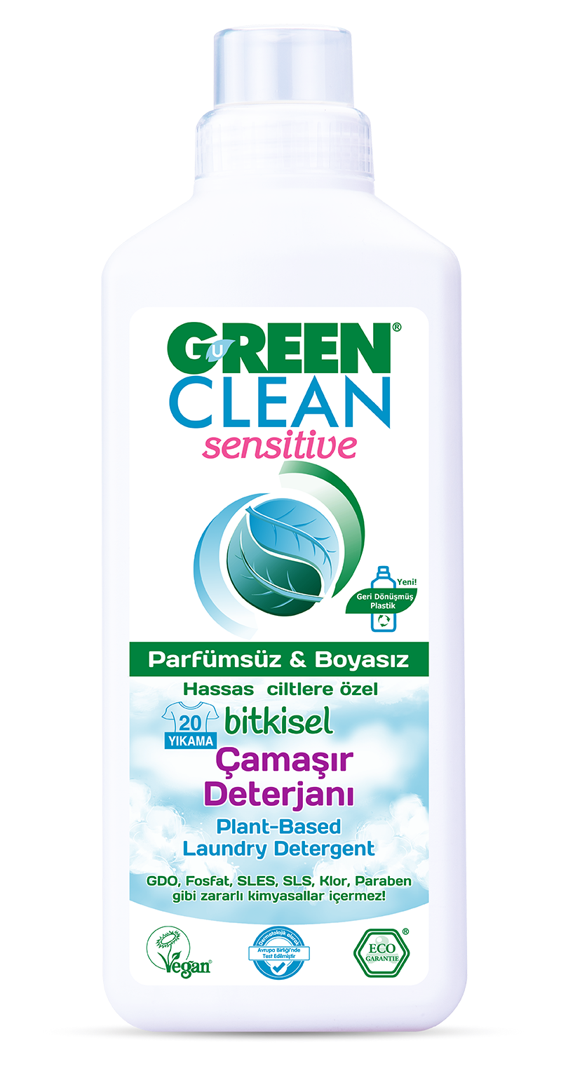 Green Clean Sensitive Bitkisel Çamaşır Deterjanı 1000 Ml