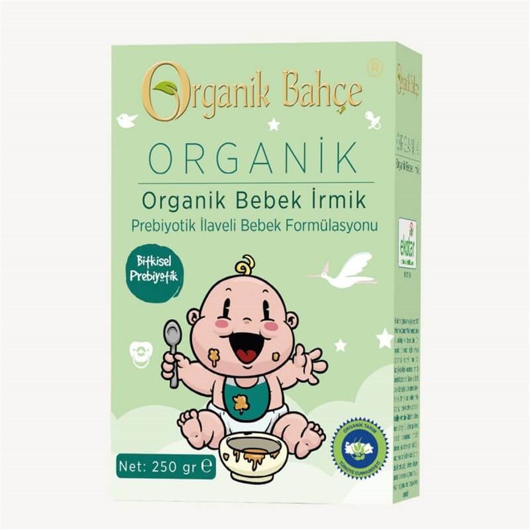 Organik Bahçe Organik Bebek İrmik Prebiyotik İlaveli 250 Gr
