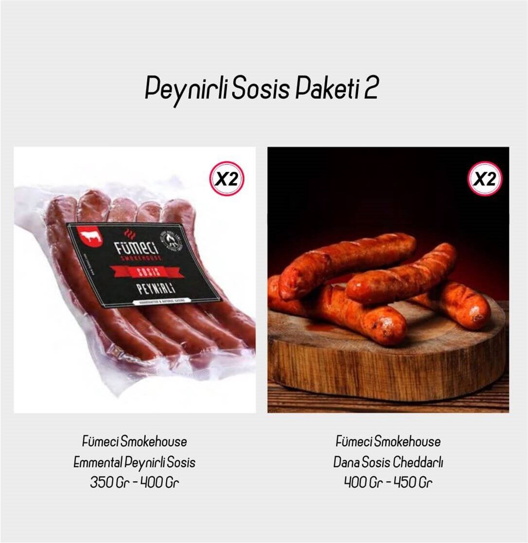 Peynirli Sosis Paketi 2