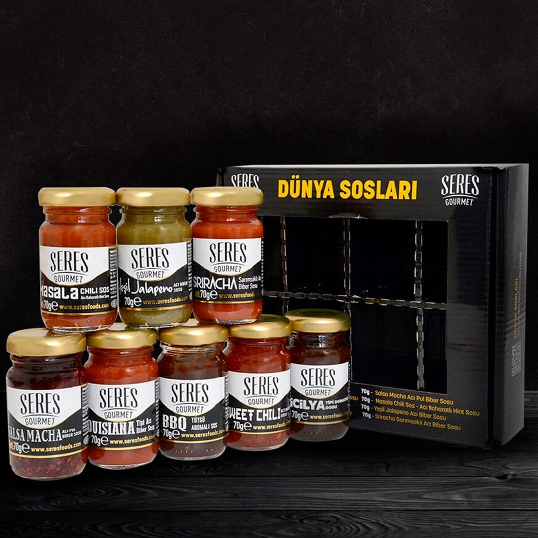 Seres Foods Dünya Sosları Seti 8 Adet x 70 Gr