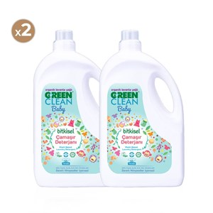 Green Clean Baby Bitkisel Çamaşır Deterjanı 2750 ml (2'li Paket)