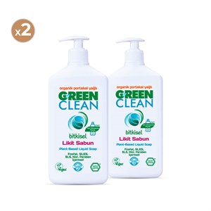Green Clean Bitkisel Likit Sabun 500 ml (2'li Paket)