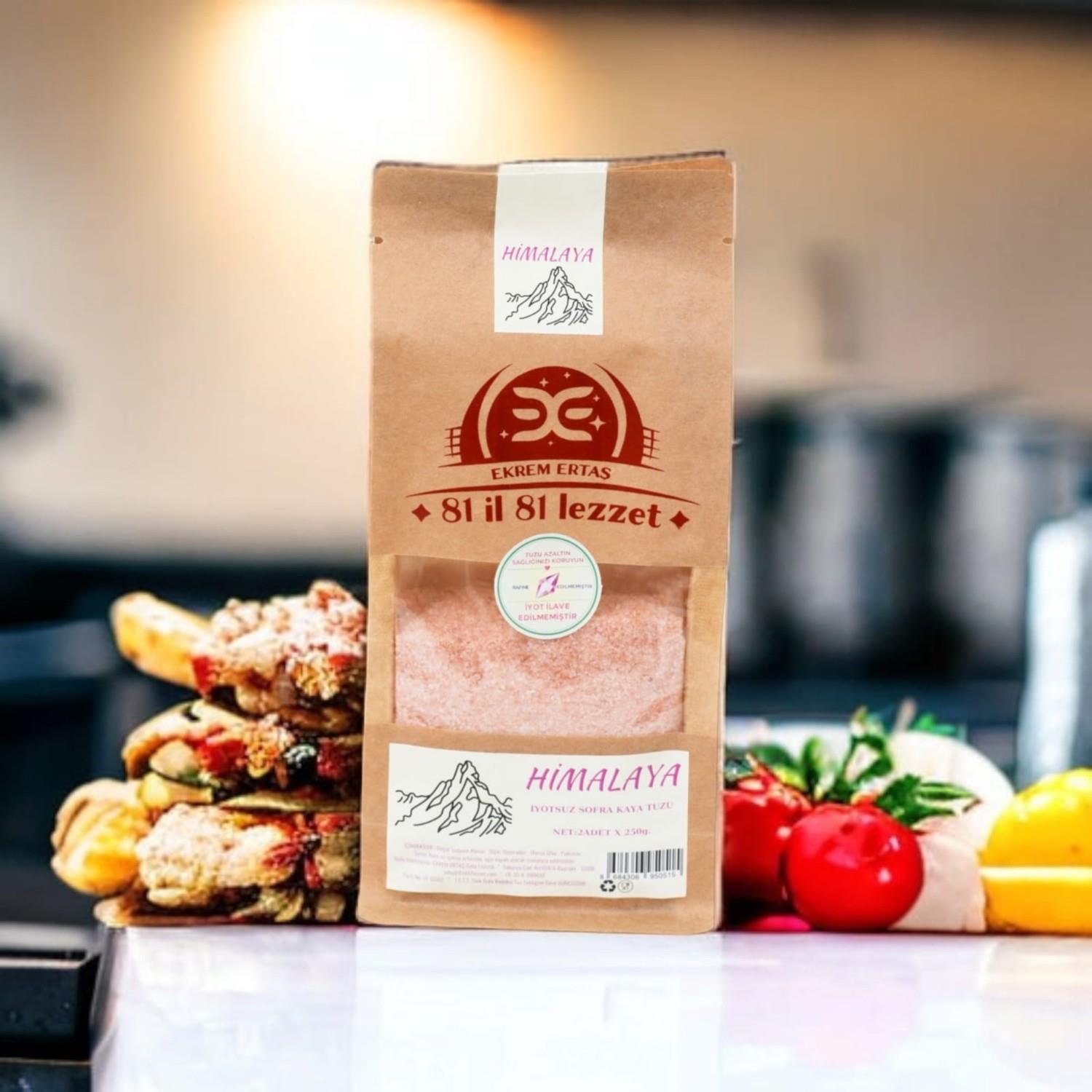 81 İl 81 Lezzet Himalaya Öğütülmüş Sofra Tuzu Pembe 500 G