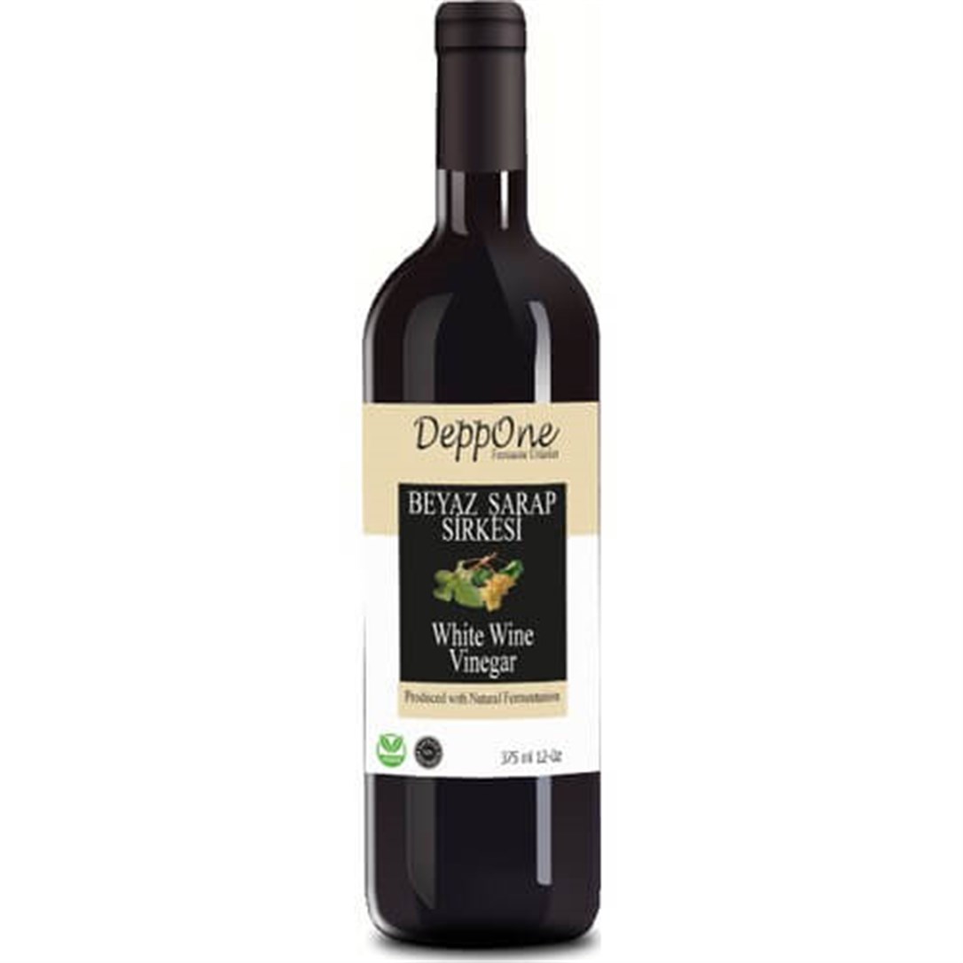 DeppOne Fermente Beyaz Şarap Sirkesi 500 ml - Gurmejet
