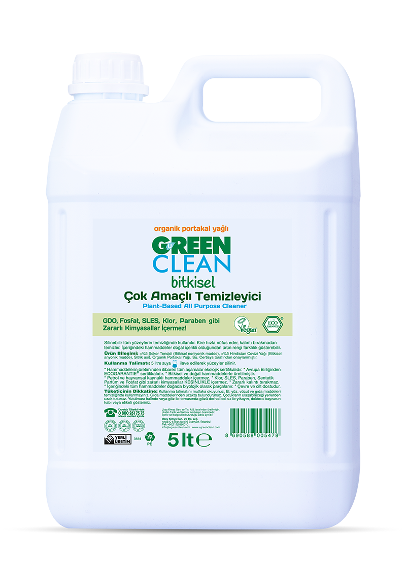 Green Clean Bitkisel Çok Amaçlı Temizleyici 5 Lt