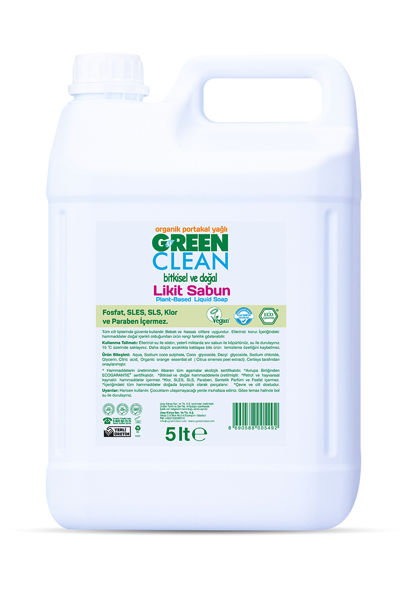 Green Clean Bitkisel Likit Sabun 5 Lt
