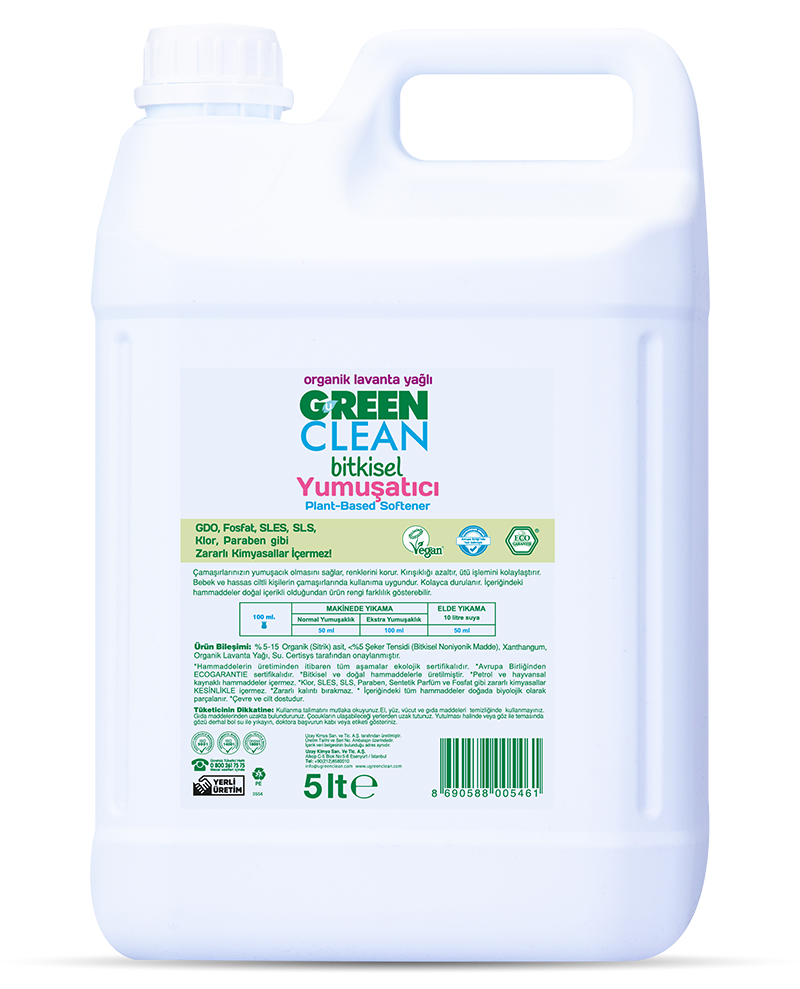 Green Clean Bitkisel Yumuşatıcı 5 Lt