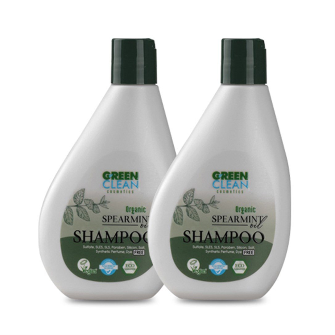 Green Clean Şampuan Seti 2'li - Nane 275 ml
