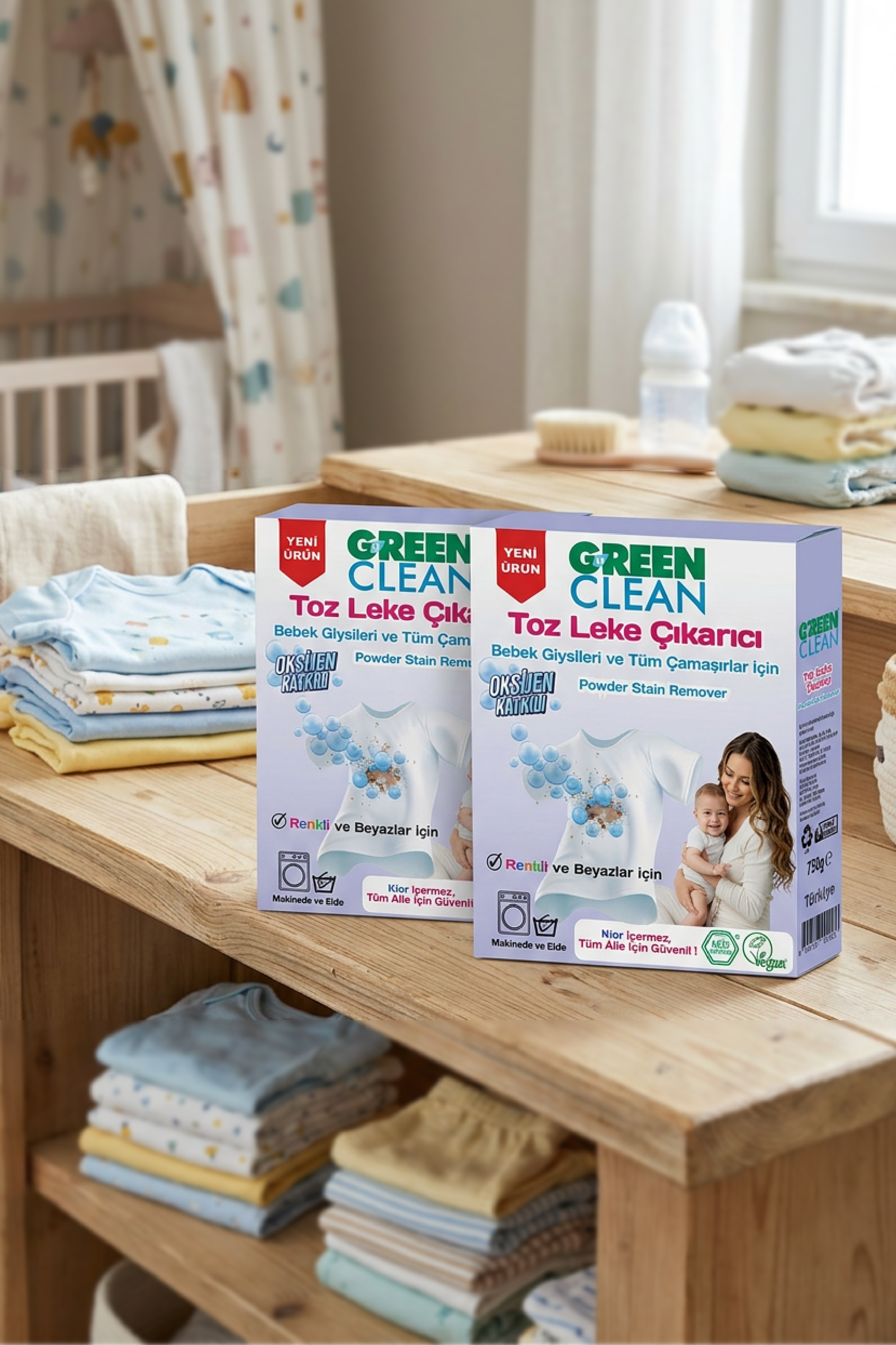 Green Clean Toz Leke Çıkarıcı 750 G 2 li Set