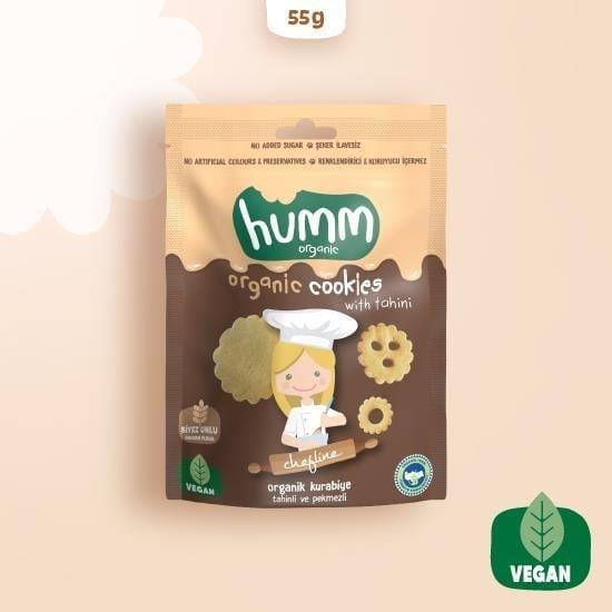 Humm Organik Tahinli ve Pekmezli Kurabiye 55 G