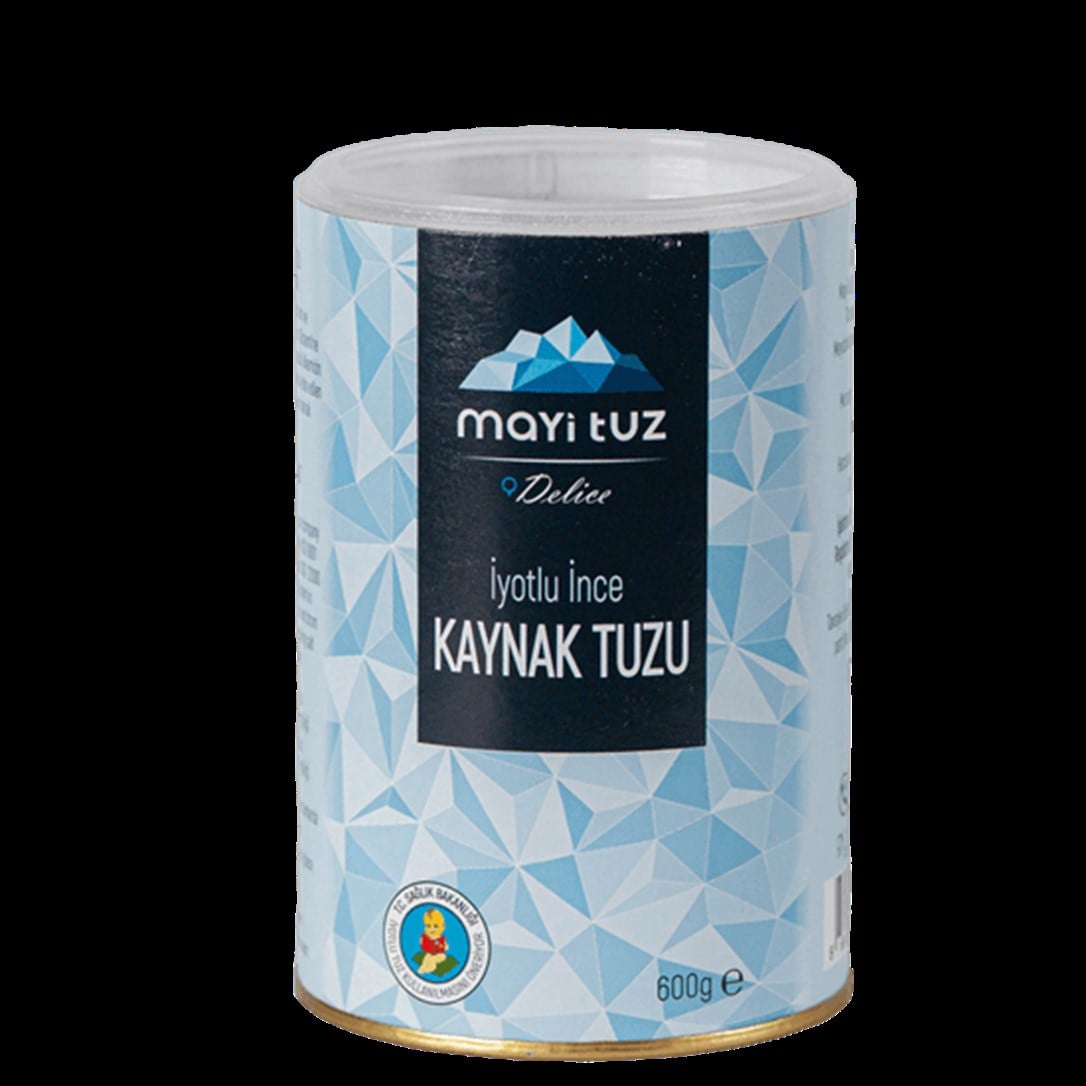 Mayi Tuz İyotlu İnce Öğütülmüş Kaynak Tuzu 600 Gr