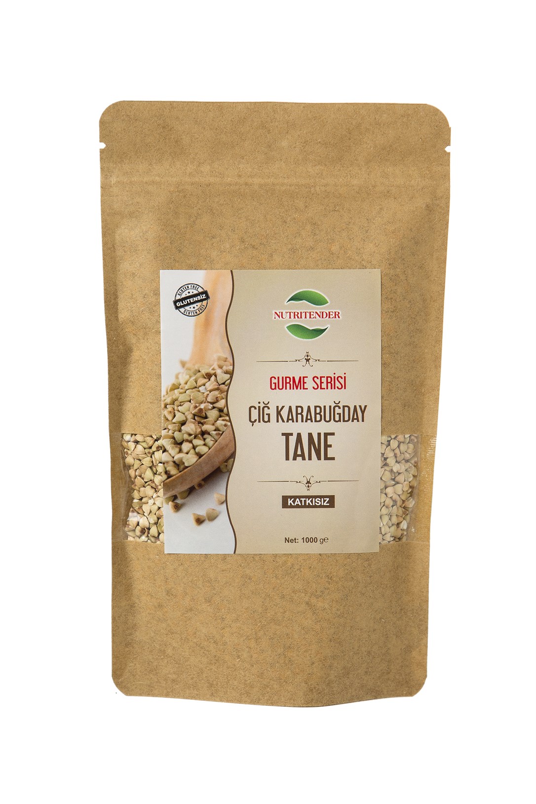Nutritender Gurme Serisi Çiğ Karabuğday Tane 1000 Gr