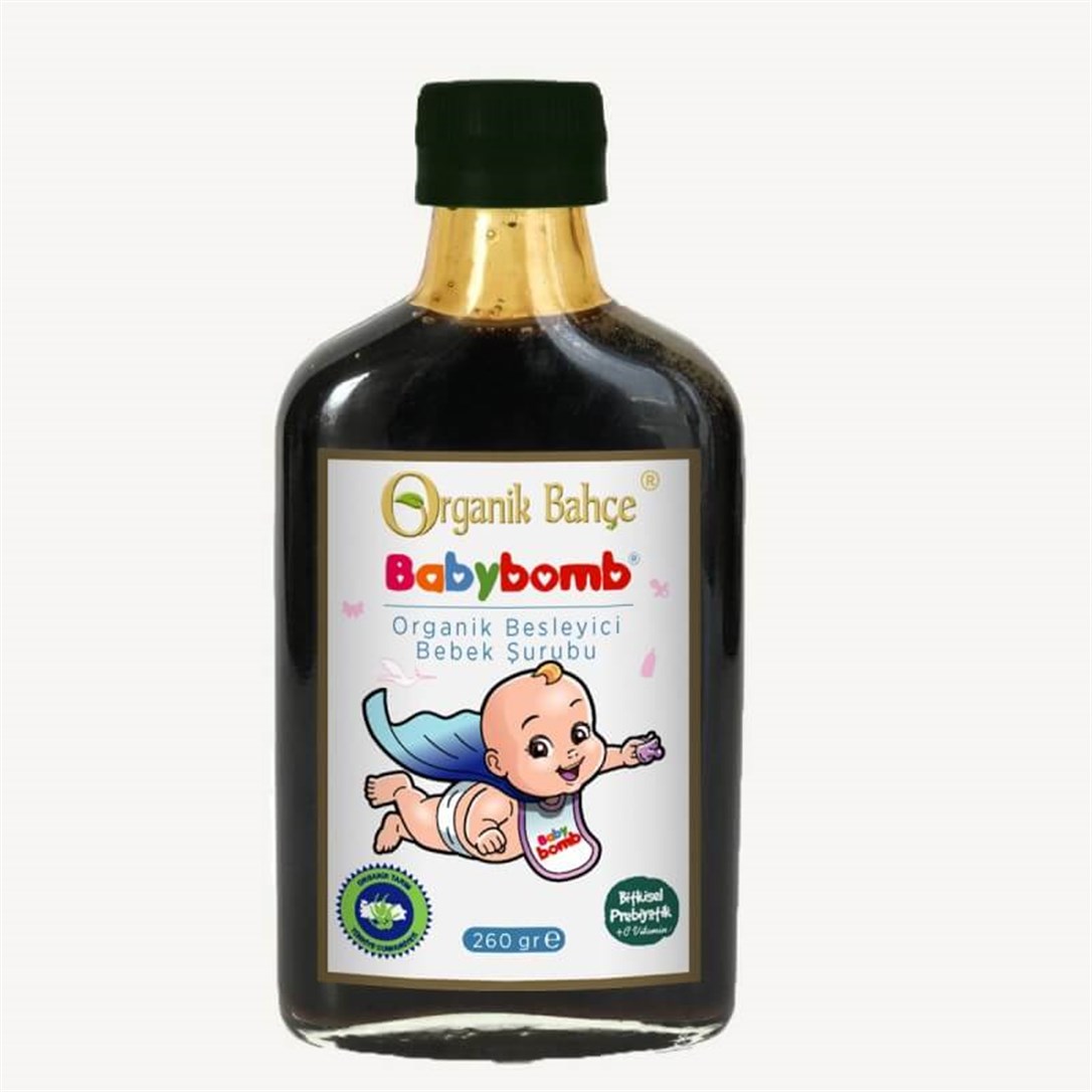 Organik Bahçe Babybomb Organik Besleyici Bebek Şurubu 260 Gr
