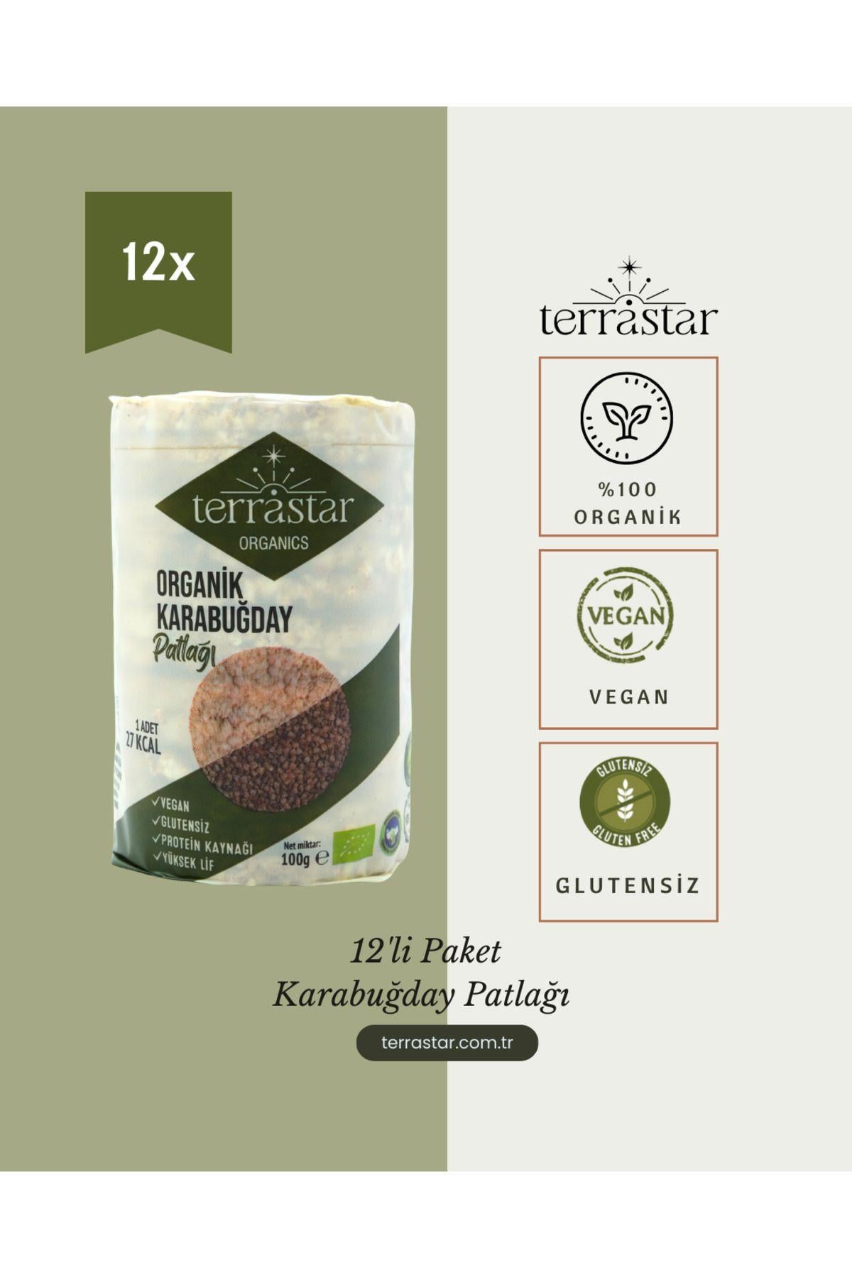 Organik Karabuğday Patlağı 12'li Paket