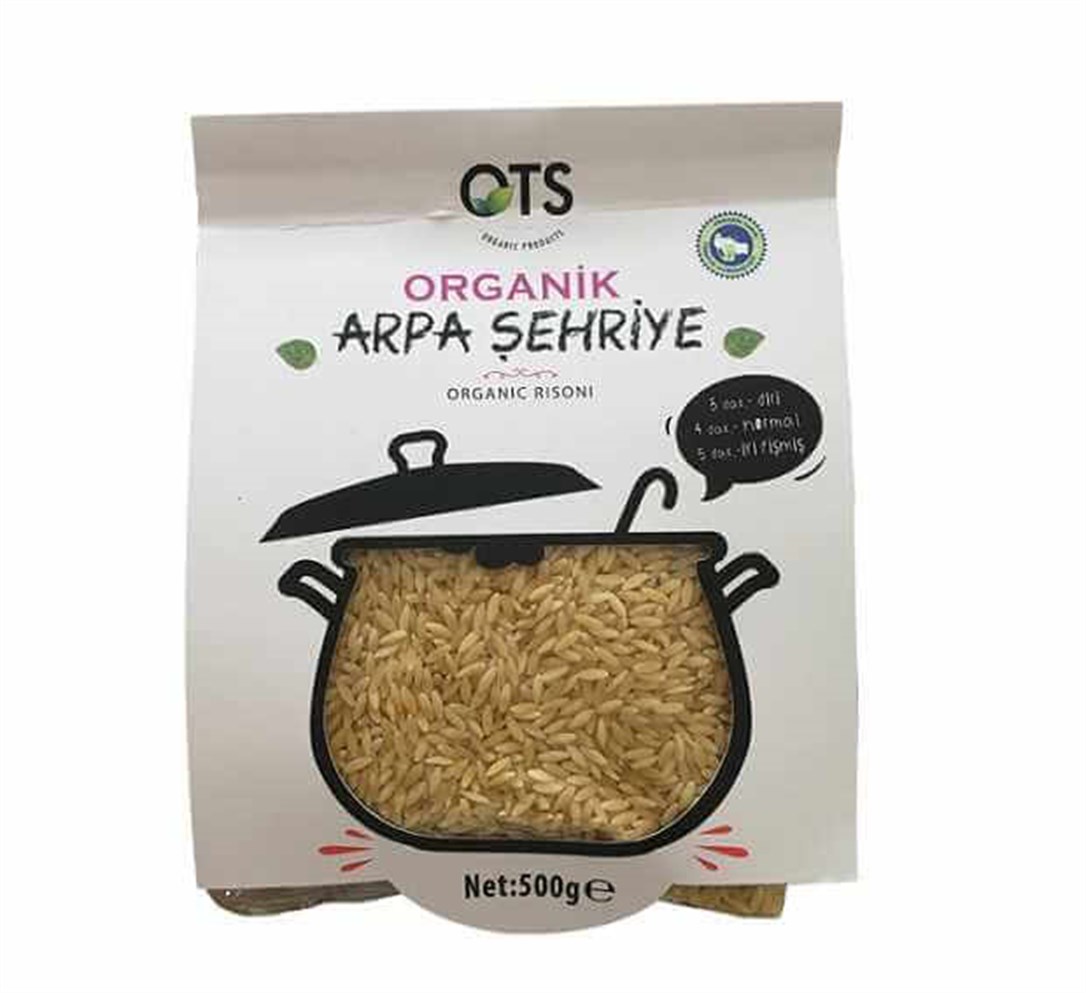 Ots Organik Arpa Şehriye 500 Gr