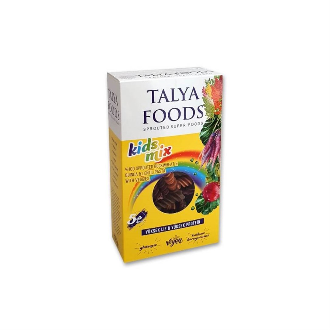 Talya Foods Glütensiz Filizlendirilmiş Kids Mix Karışık Sebzeli Makarna
