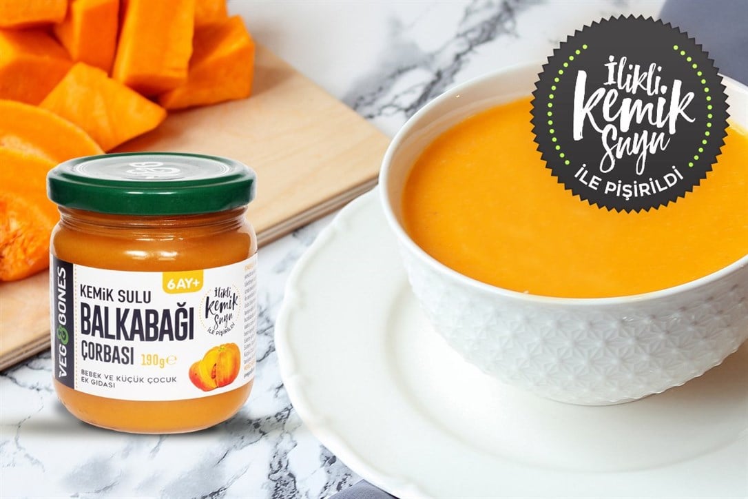 Veg&Bones Kemik Sulu Balkabağı Çorbası 190 gr