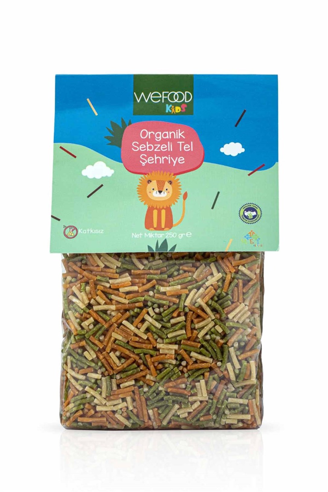 Wefood Kids Organik Sebzeli Tel Şehriye 250 G