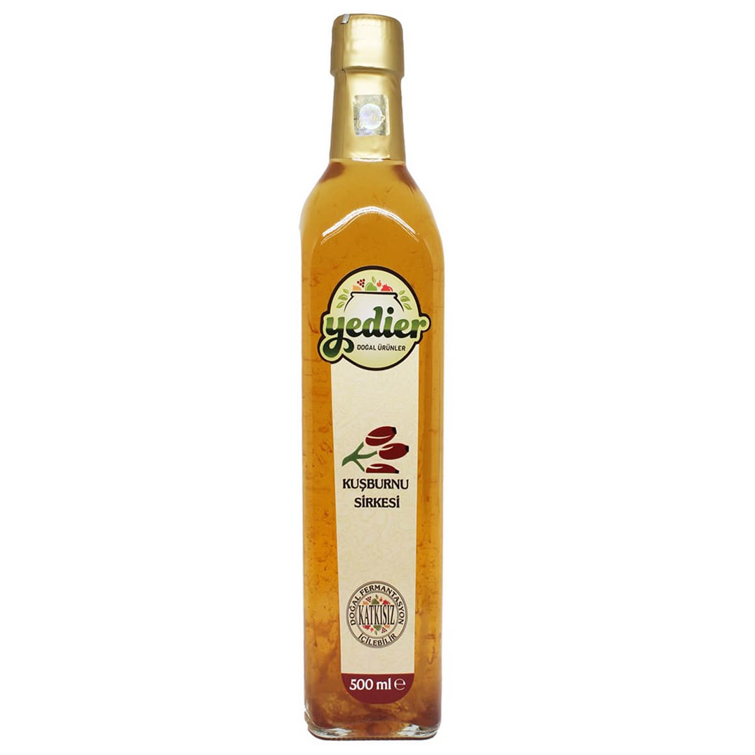 Yedier Kuşburnu Sirkesi 500 Ml