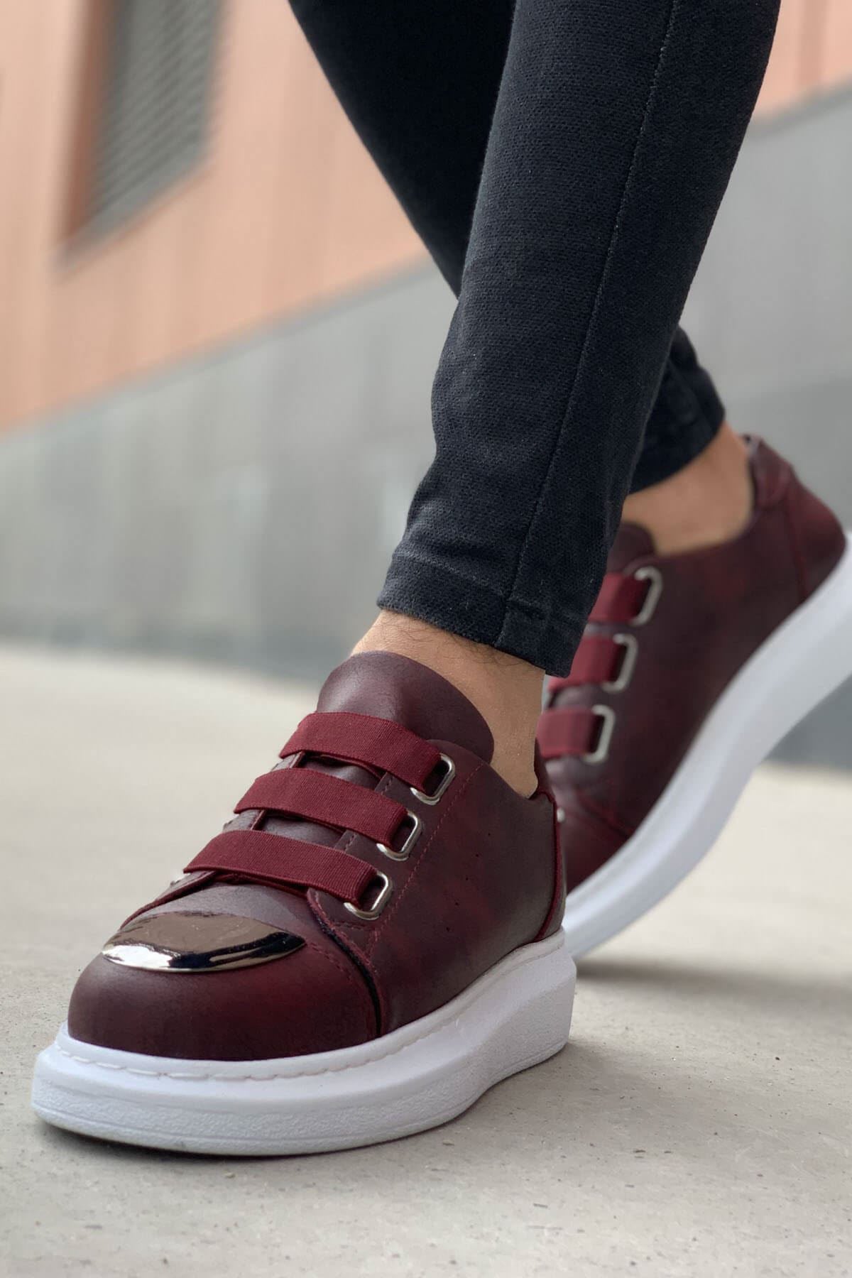 MN251 - CBT Mirror Erkek Ayakkabı BORDO