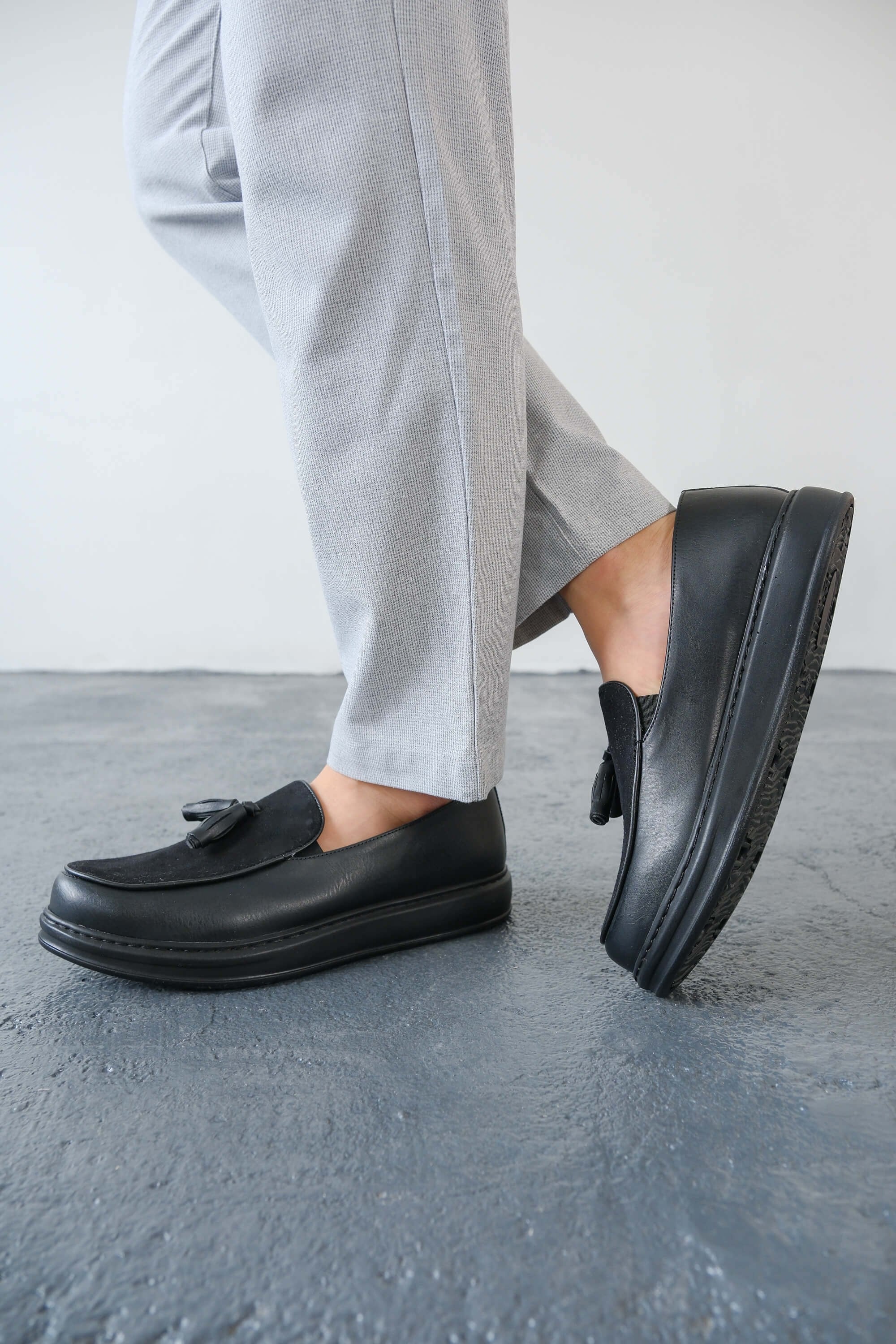 MN002 - CST Loafer Pelle Erkek Ayakkabı SIYAH