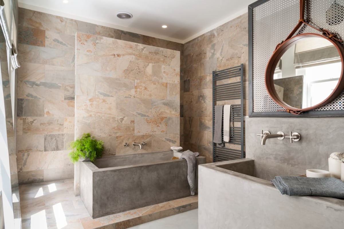 Doğal Taş Banyo Dekorasyonu İçin 10 Öneri